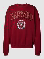 Sweatshirt mit Motiv-Stitching von MCNEAL Rot - 16
