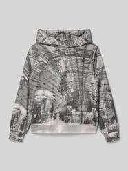 Bluza z kapturem w kroju regular fit z dodatkiem bawełny od s.Oliver RED LABEL - 9