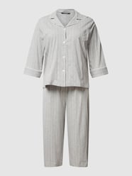 Piżama ze wzorem na całej powierzchni od Lauren Ralph Lauren Szary - 34