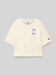 T-Shirt mit Logo-Print von Champion Beige - 48