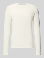 Sweter z dzianiny z prążkowanym, okrągłym dekoltem model ‘GEORGE’ od JACK & JONES - 18