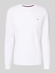 Shirt met lange mouwen, structuurmotief en ronde hals van Christian Berg Men - 31