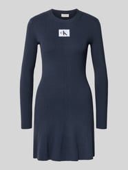 Mini-jurk met labelpatch, model 'FIT AND FLARE' van Calvin Klein Jeans - 33
