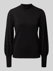 Strickpullover mit Ziersteinbesatz von FREE/QUENT - 1