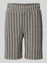 Straight Fit Shorts mit Strukturmuster Modell 'Forno' von PEGADOR - 9