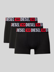 Trunks mit elastischem Logo-Bund im 3er-Pack von Diesel Schwarz - 8