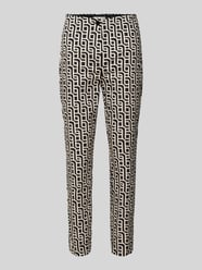 Slim Fit Stoffhose mit verkürztem Schnitt von Christian Berg Woman - 26