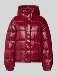 Steppjacke mit Logo Modell 'SHINE PUFFER JACKET' von Calvin Klein Jeans Bordeaux - 38