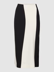 Maxirok in two-tone-stijl van Calvin Klein Womenswear Wit - 35