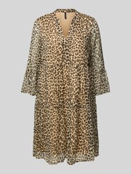 Tailliertes Minikleid mit semitransparenten Ärmeln Modell 'SMILLA' von Vero Moda - 3