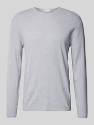 Regular Fit Pullover mit Strukturmuster von Tom Tailor Denim Grau - 38