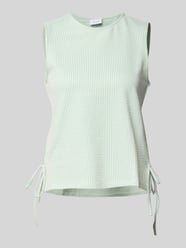 Blusenshirt mit Rundhalsausschnitt und seitlicher Bindung von Vila - 12