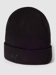 Beanie mit Label-Stitching Modell 'Ferrari' von Puma Schwarz - 8