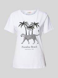 T-shirt met motiefprint van Heartkiss - 2