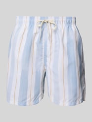 Badehose mit elastischem Bund von SELECTED HOMME Beige - 22