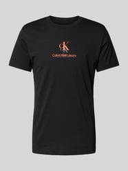 T-shirt z nadrukiem z logo od Calvin Klein Jeans - 7
