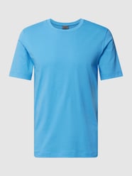 T-Shirt mit Rundhalsausschnitt Modell 'Living Shirt' von Hanro Blau - 48