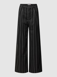 Broek met streepmotief, model 'CLAIRE' van Tommy Jeans Grijs / zwart - 40