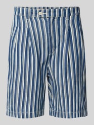 Regular fit bermuda met bandplooien van BLKVIS - 24