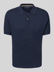 Poloshirt mit gerippten Abschlüssen von Christian Berg Men - 30