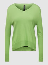 Gebreide trui met contraststrepen van Marc Cain Groen - 41