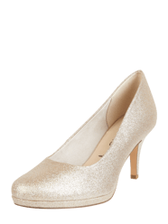 Pumps mit Glitter-Effekt von Tamaris Gold - 20