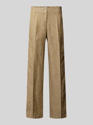 Regular Fit Leinenhose mit Galonstreifen Modell 'MAINE' von Brax Beige - 48