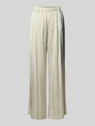 Wide Leg Stoffhose mit gelegten Falten Modell 'RITA' von MOS MOSH Beige - 17