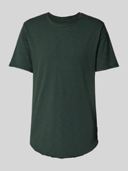 Lang shirt met ronde hals, model 'BENNE LIFE' van Only & Sons Groen - 19