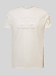 T-Shirt mit Label-Detail von Karl Lagerfeld Beige - 14