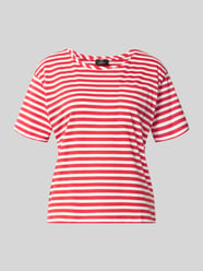 T-Shirt im Allover-Look mit Rundhalsausschnitt von monari - 14