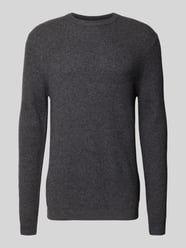 Slim fit pullover van scheerwolmix van ROY ROBSON - 37