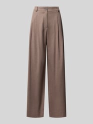Regular Fit Marlenehose mit Bundfalten von s.Oliver RED LABEL Beige - 1