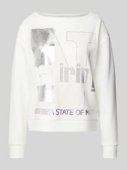 Sweatshirt mit Paillettenbesatz von monari - 6