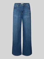 Spodnie z szerokimi nogawkami jeansy z wpuszczane kieszenie model 'Mari willow' od OPUS PANTS - 1