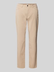 Stoffhose mit 5-Pocket-Design Modell 'CAROLA' von Brax Beige - 12