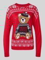 Regular fit gebreide pullover met kerstmotief, model 'TEDDY' van Only - 18