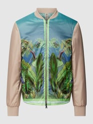 Jacke mit Allover-Muster von Baldessarini Grün - 4