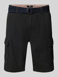 Bermudy o kroju regular fit z kieszeniami cargo od Petrol - 4