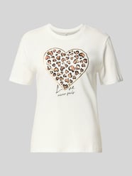 Regular fit T-shirt van puur katoen, model 'TANYA LIFE' van Only - 20