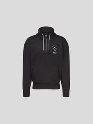 Sweatshirt mit Label-Patch von Ami Paris X Puma Grau / Schwarz - 44