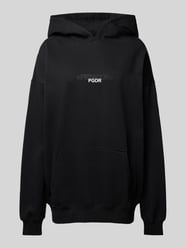 Oversized Hoodie mit Label-Print Modell 'SONIA' von Pegador Schwarz - 39