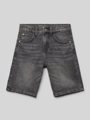 Szorty jeansowe o kroju regular fit z czystej bawełny od Tom Tailor - 34