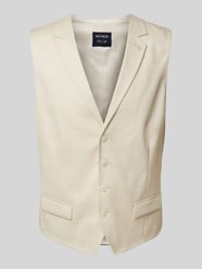 Kamizelka o kroju slim fit z kołnierzem rewersowym od MCNEAL - 5