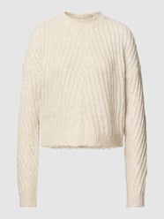 Gebreide pullover met ronde hals van Only Wit - 11