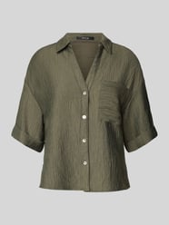 Regular Fit Bluse mit Strukturmuster Modell 'Fiora' von OPUS - 6