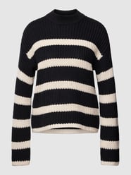 Strickpullover mit Streifenmuster Modell 'HILDA' von Vero Moda Schwarz - 27