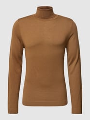 Strickpullover mit Rollkragen Modell 'JOEY' von Drykorn Braun - 7