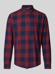Freizeithemd mit Knopfleiste Modell 'GINGHAM' von JACK & JONES - 26
