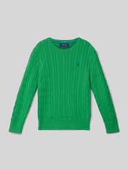 Gebreide pullover met ribboorden van Polo Ralph Lauren Teens - 2